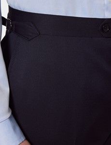 Slim Fit Navy Twill 1913 Suit Trousers