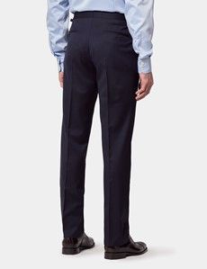 Slim Fit Navy Twill 1913 Suit Trousers