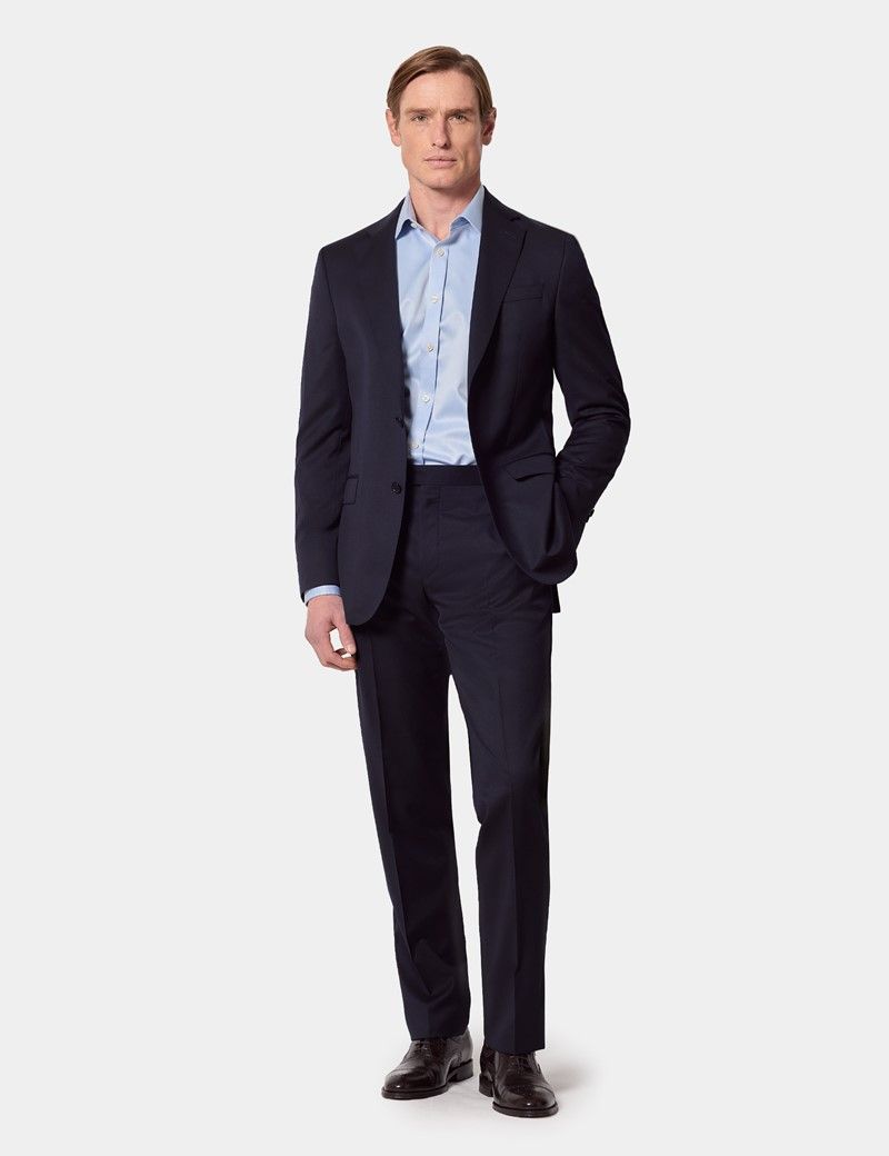 Slim Fit Navy Twill 1913 Suit Trousers thumbnail 5