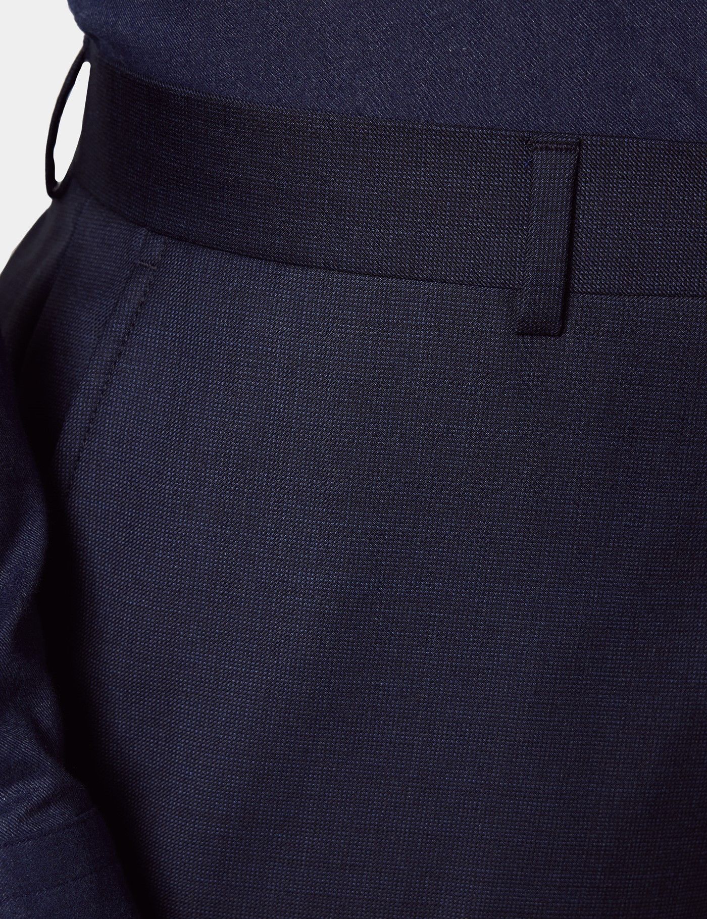 Tailored Fit Navy Semi Plain 1913 Suit Pants-preview
