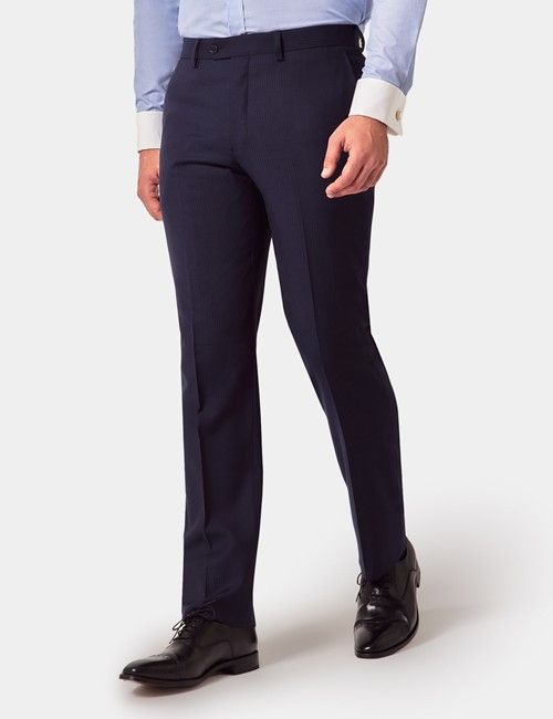 Tailored Fit Navy Chalk Stripe 1913 Suit Pants
