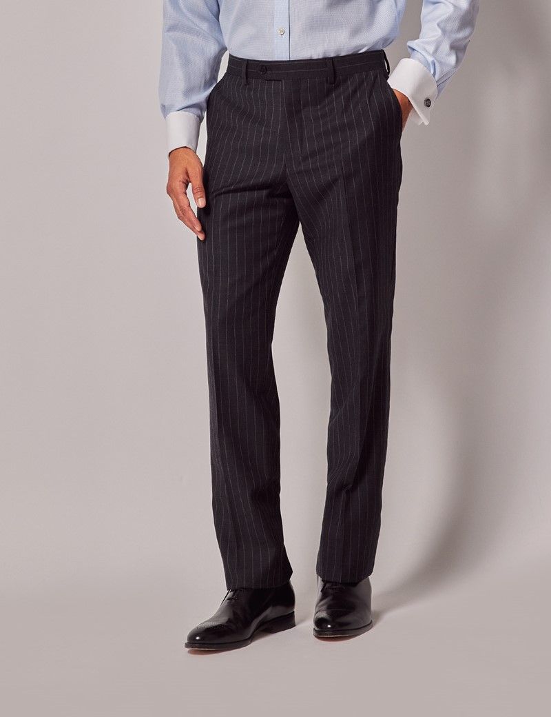 Mens white shops pinstripe pants