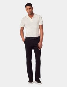 Slim Fit Black Garment-Dyed Chinos-preview3