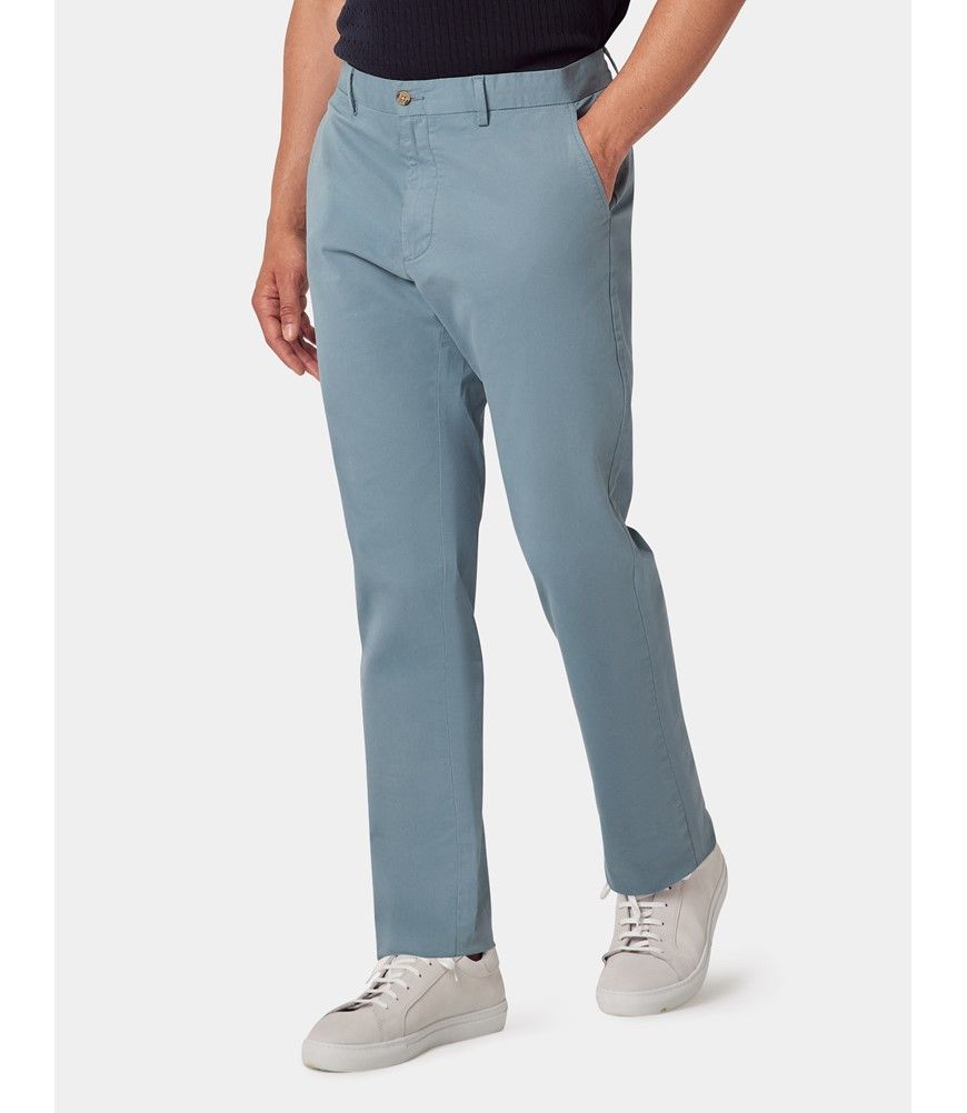 【かじ】WASHED CHINO COTTON Zac Classic 100% Cotton Slim Fit Men's Chino Pants