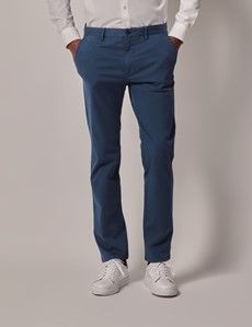 Slim Fit Dark Teal Chinos