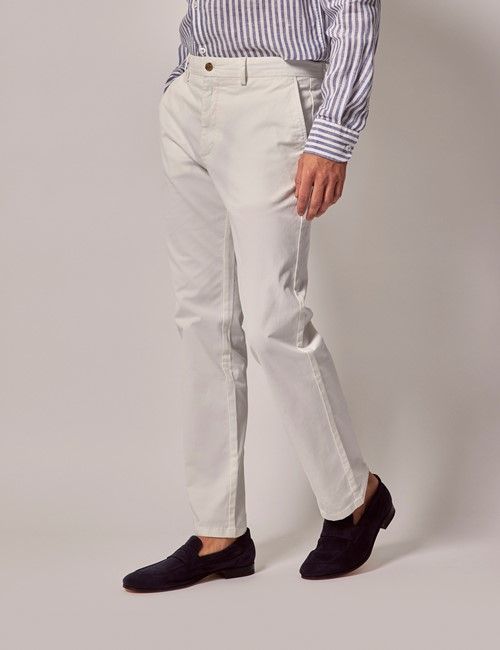 Organic Cotton Garment Dyed Men's Chinos | Hawes & Curtis | AUS