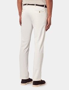 Slim Fit White Chinos-preview2
