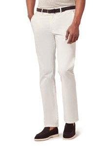 Slim Fit White Chinos