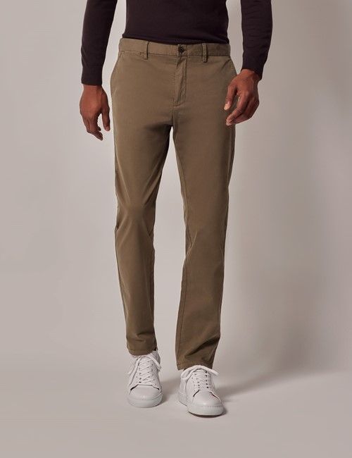 Organic Cotton Garment Dyed Men's Chinos | Hawes & Curtis | USA