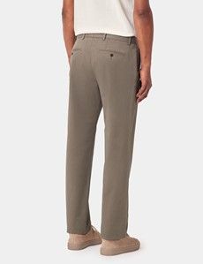 Regular Fit Dusty Olive Garment-Dyed Chinos