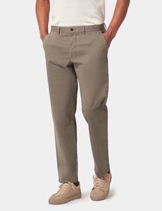 Regular Fit Dusty Olive Garment-Dyed Chinos
