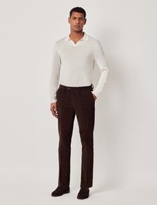 Dark Brown Corduroy Pants