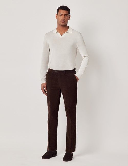 Dark Brown Corduroy Trousers