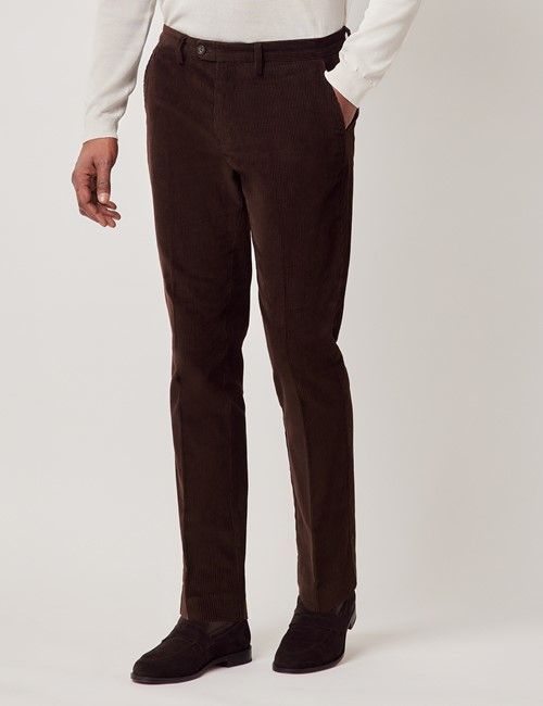 Dark Brown Corduroy Trousers-preview