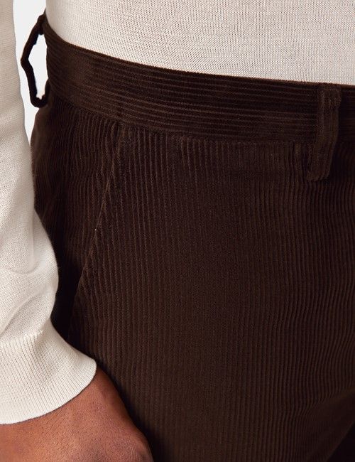 Dark Brown Corduroy Pants-preview