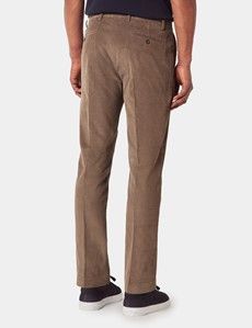 Dark Taupe Corduroy Trousers