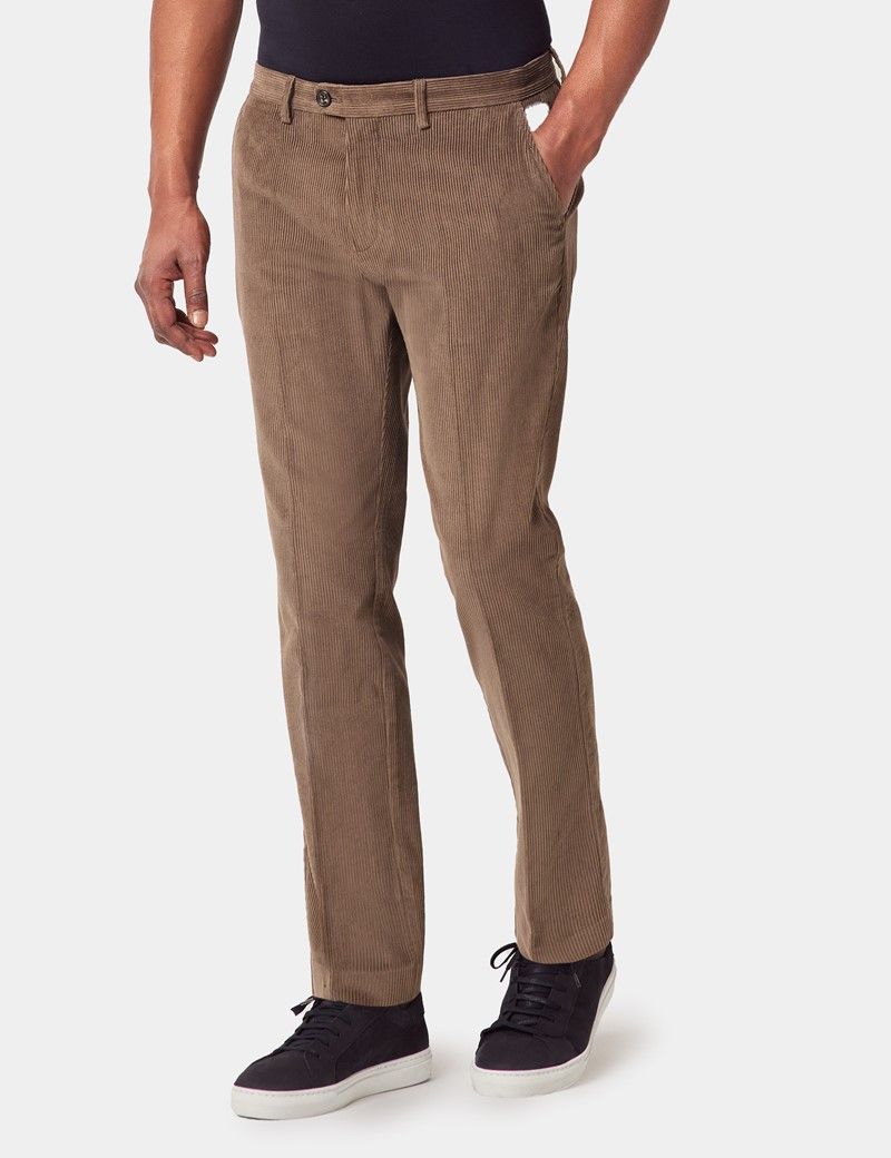 Dark Taupe Corduroy Pants