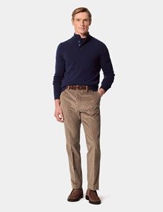Taupe Corduroy Trousers