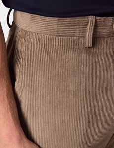 Taupe Corduroy Trousers