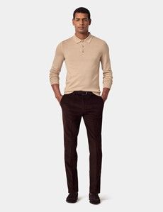 Dark Chocolate Corduroy Trousers