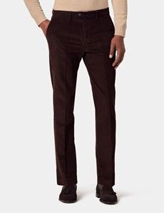 Dark Chocolate Corduroy Trousers