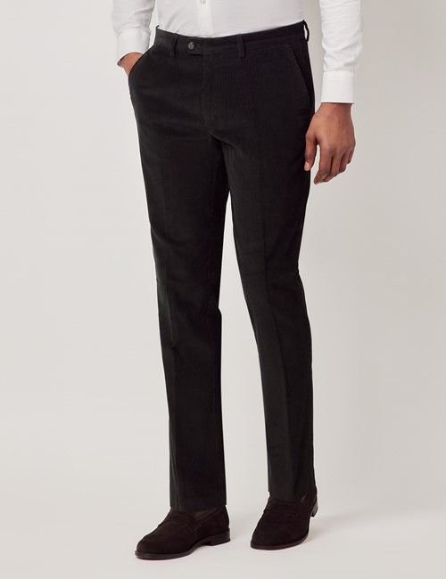 Dark Green Corduroy Trousers-preview