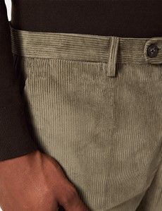 Sage Green Corduroy Trousers