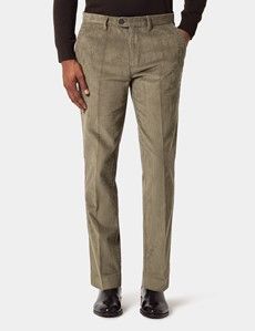 Sage Green Corduroy Trousers