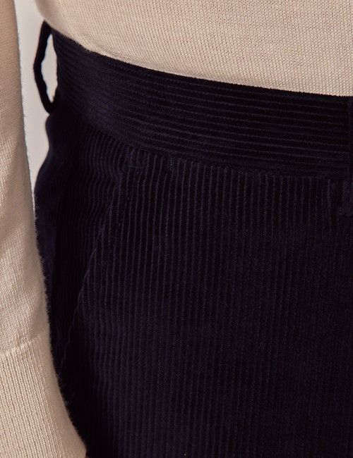 Navy Corduroy Trousers-preview