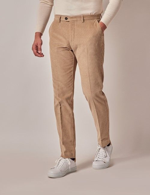 Beige Corduroy Pants