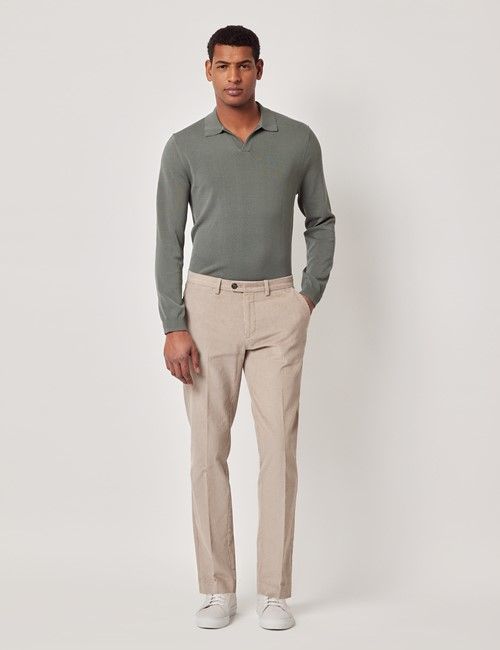 Stone Corduroy Trousers