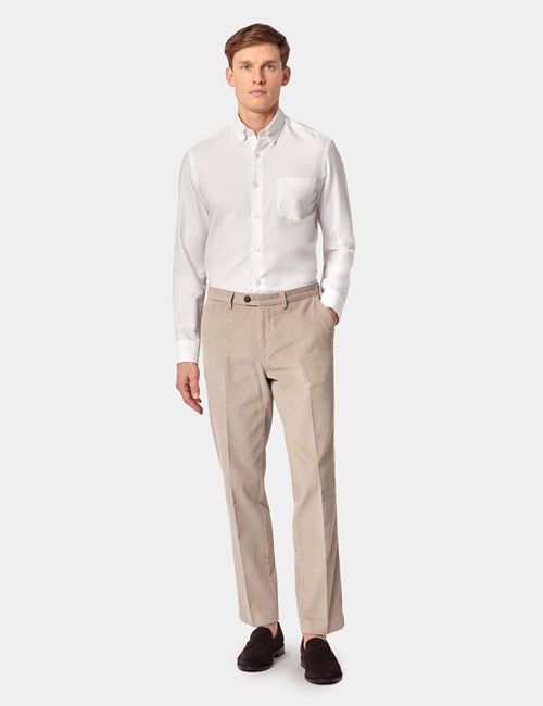 Stone Corduroy Trousers