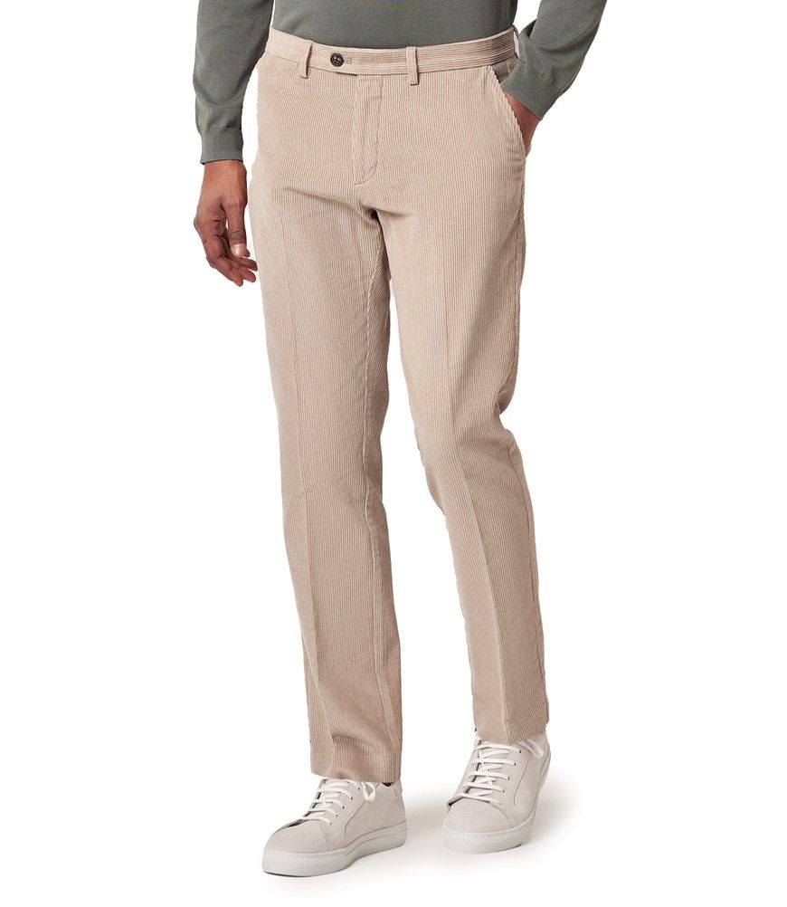 Men's Stone Corduroy Pants| Hawes & Curtis