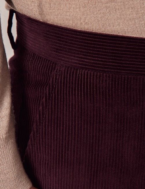 Burgundy Corduroy Pants-preview