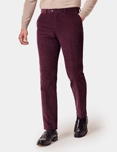 Burgundy Corduroy Pants
