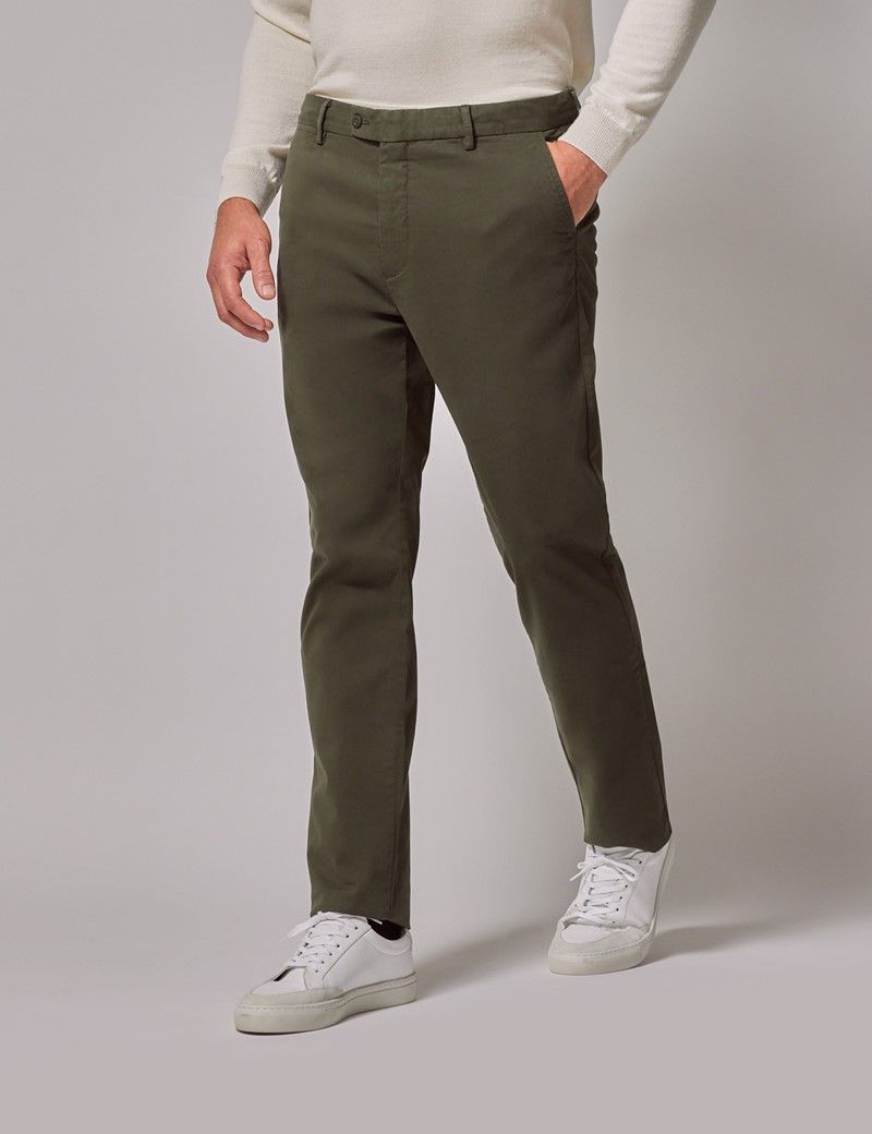 Men's Organic Cotton Stretch Khaki Chinos