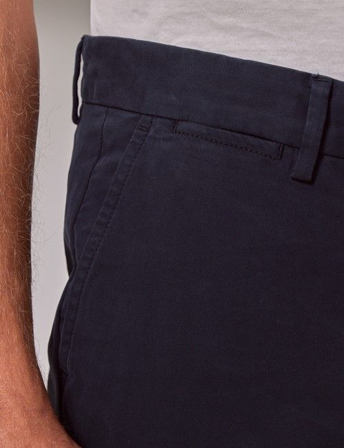 Garment Dyed Stretch Chinos | Hawes & Curtis