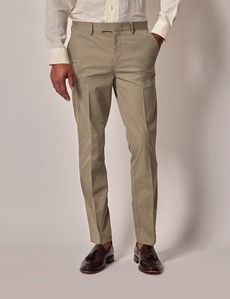 Light Green Slim Smart Chinos