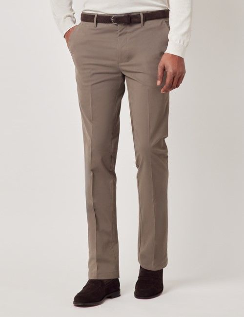 Dusty Olive Slim Smart Chinos-preview
