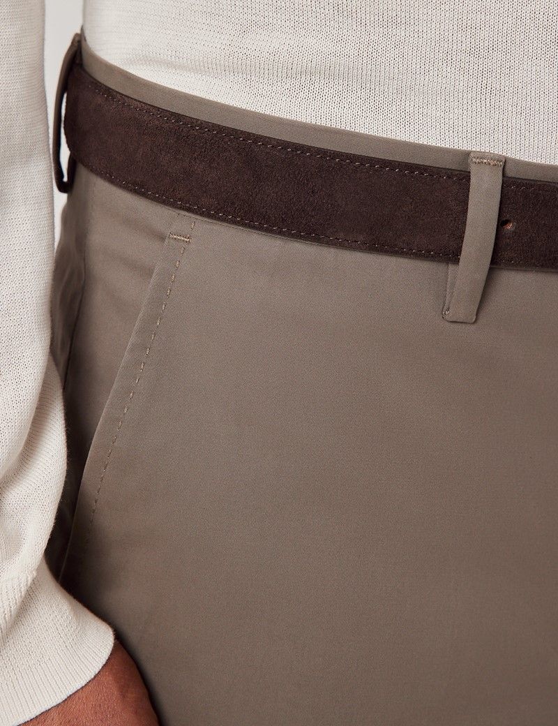 Slim Fit Dusty Olive Smart Chinos-preview