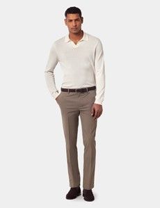 Slim Fit Dusty Olive Smart Chinos