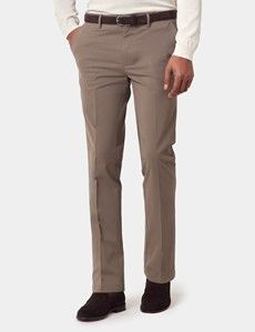 Slim Fit Dusty Olive Smart Chinos
