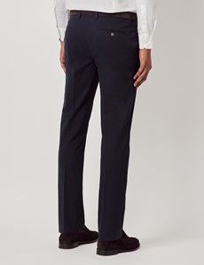 Navy Slim Smart Chinos-preview3