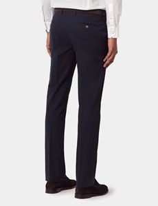 Slim Fit Navy Smart Chinos-preview2