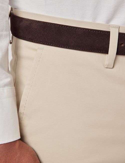 Fitted Slim Pink Twill Non-Iron Shirt