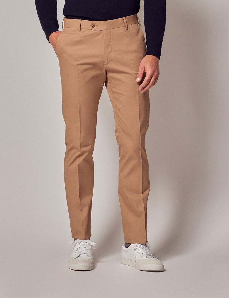 Produktbild von Herren Chino Hose Regular Slim Fit – Mit Stretch, 98% Baumwolle, 2% Elasthan, Verschiedene Längen