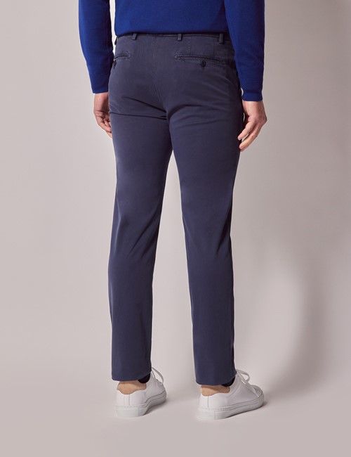 Garment Dyed Stretch Chinos | Hawes & Curtis