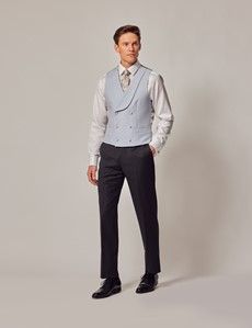 Light Grey Double Breasted Vest – 1913 Collection-preview2
