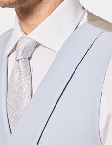 Tailored Fit Light Grey 1913 Morning Waistcoat