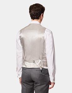 Tailored Fit Light Grey 1913 Morning Waistcoat